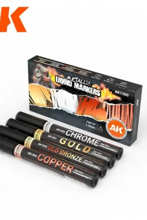 Goedkoop AK INTERACTIVE: METALLIC Markers (4 references)