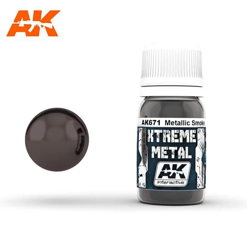 XTREME METALEN METALLIC SMOKE 30ml Acrylverf Voordeelprijs