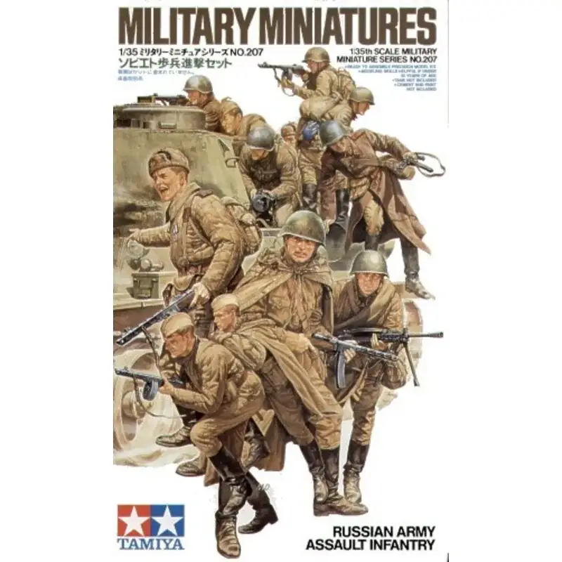 Russian Army Assault Infantry 12 figures from 1943/45 Figuren Actieprijs