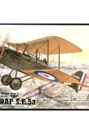 Laatste Versie RAF S.E.5a with Hispano Suiza engine Schaalmodel
