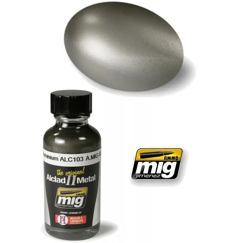 Alclad ii metaal donker aluminium 8203 Acrylverf Direct Verzonden
