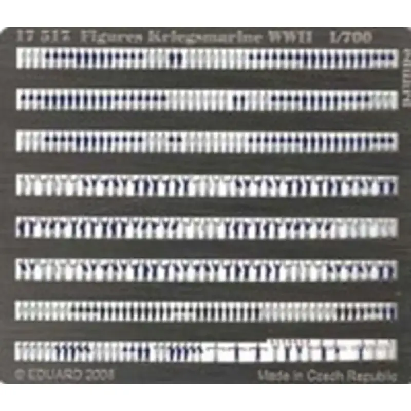 Figures Kriegsmarine WWII (self adhesive) 1:700 Accessoire Lage Kosten