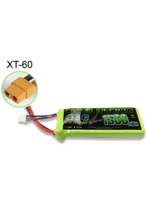 Seizoensaanbieding LIPO batterij voor radiografisch bestuurbaar apparaat Zwart Lithium 1500mAh 45C 2S XT-60 LiPo batterij
