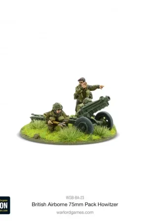 British Airborne 75 mm Pack Howitzer & Crew Figuur spellet Bestseller
