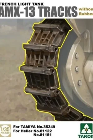 Franse Light Tank AMX 13 Tracks zonder rubberen pads Rupsbanden Bestseller