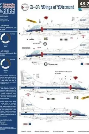 Sticker BAE Systems opereert (6) ex-Israëlische luchtmacht Douglas A-4N Skyhawk vliegtuigen in Wittmund, Duitsland.Deze vliegtu Aanbieding
