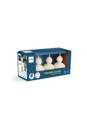 Hoge Kwaliteit Scratch Active Play: SET van 3 FISHING EENDJES 'GLOW IN THE DARK' met 1 FISHING HENGEL