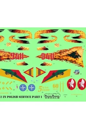 Superprijs Sticker Sukhoi Su-22 in de Poolse service onderdeel.ik Decal