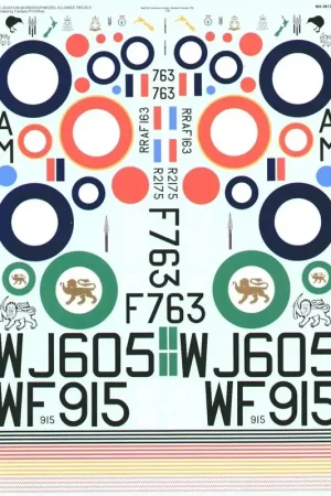Sticker BAC/EE Canberra Part 1. Bomber Canopy versions in Foreign Service (5) RRAF163 Royal Rhodesian Air Force 1959 High Speed Nieuw