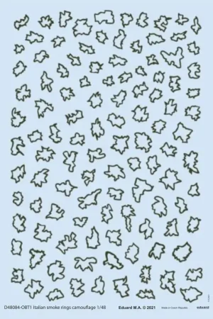 Sticker Italiaanse rookringen camouflage 1/48 voor Decal Uitverkoop