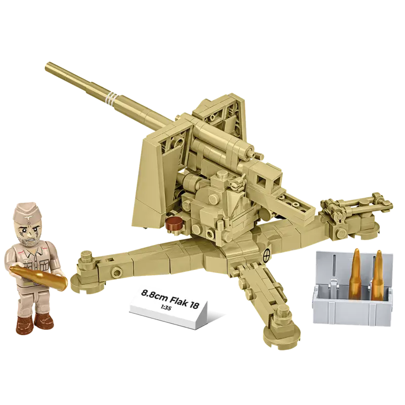 233 pcs hc wwii /3141/ 8.8cm flak 18 (dak) Hete Deal