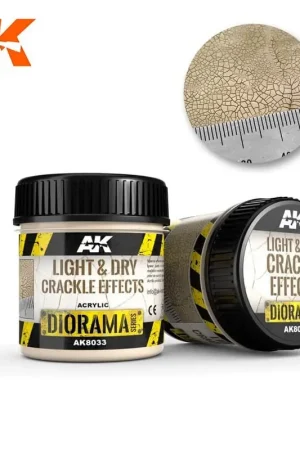Tijdelijk Beschikbaar lichte en droge craquelé-effecten 100ML