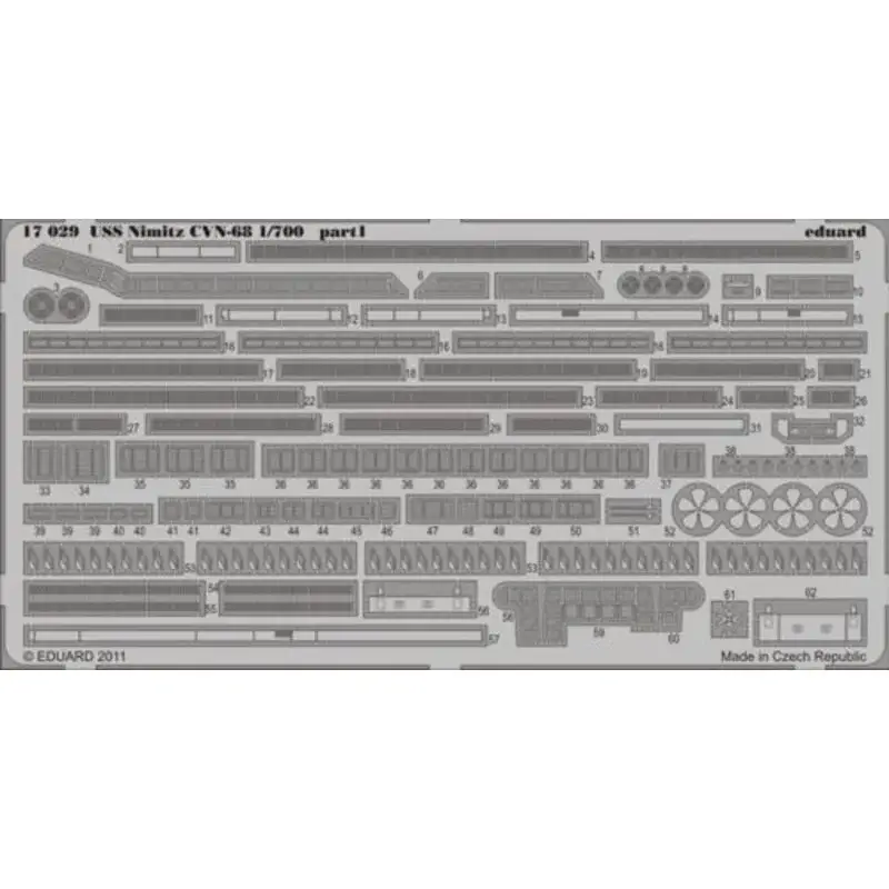 USS Nimitz CVN-68 1/700 (for Trumpeter kits) Accessoire Rechtstreeks Van De Fabrikant