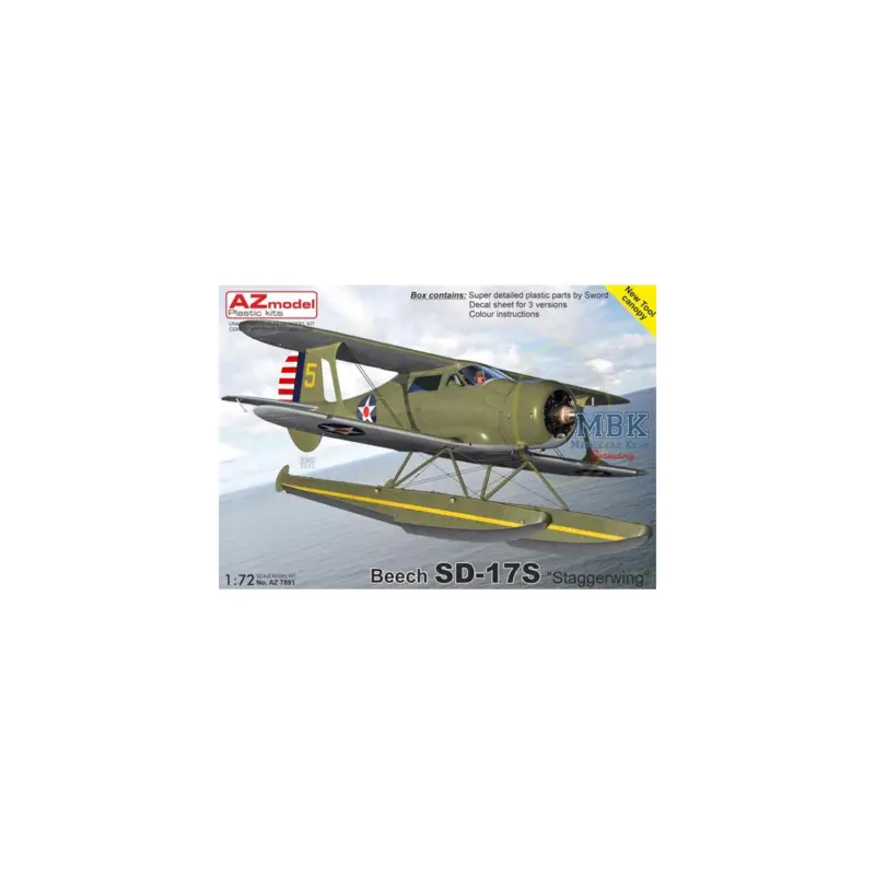 Superprijs Beech SD-17S "Staggerwing" Schaalmodel