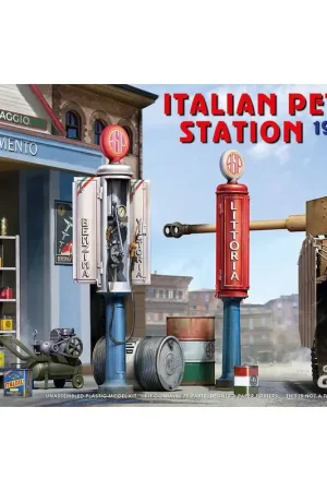 Italiaans benzinestation jaren 30-40 Favoriet