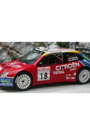Gratis Retour Citroen xsara wrc monte carlo 2003 loeb Miniatuur