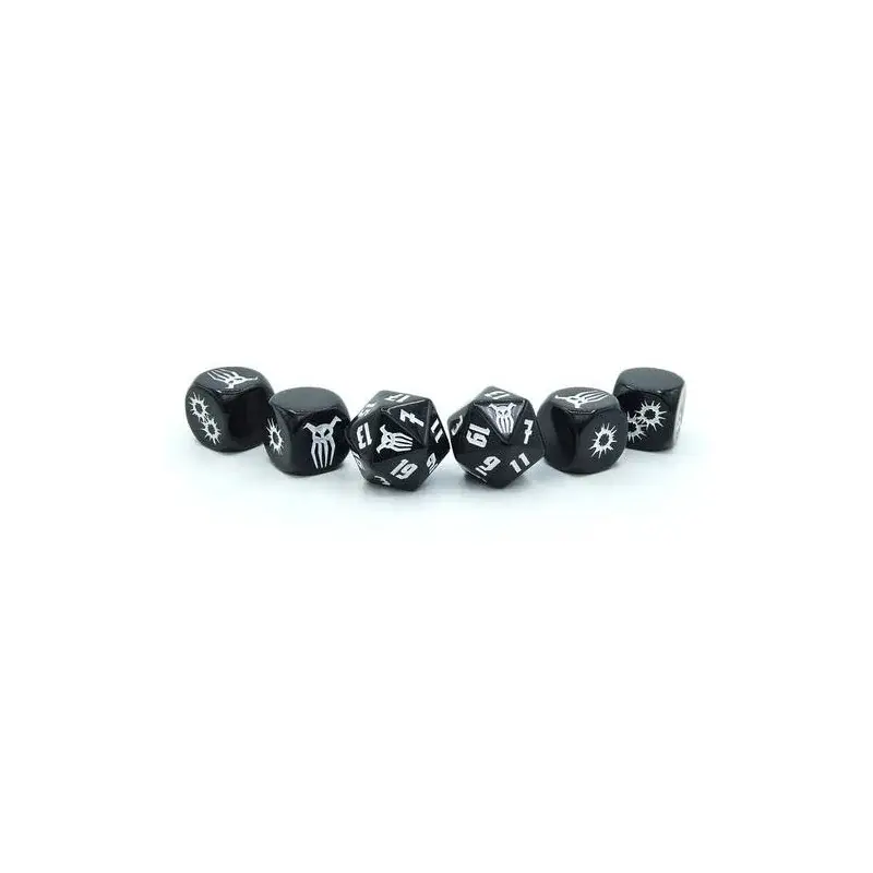 Beperkt Aanbod Achtung! Cthulhu 2D20: Black Sun Dice Set