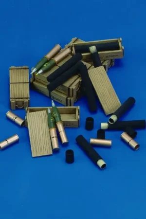 Lage Prijs Royal Model: 1/35; 105 mm Ammo with Cases Accessoire