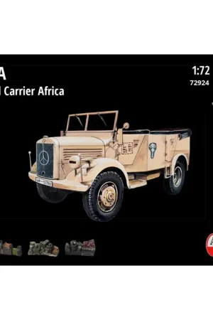 MB L1500A Personnel Carrier - Afrika inclusief geëtste exterieurdelen, resin onderdelen (bagage etc.), alternatieve resin onderd Op = Op