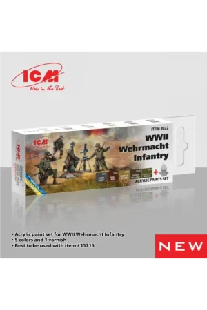 WWII Wehrmacht-infanterie Acrylverf Actieprijs