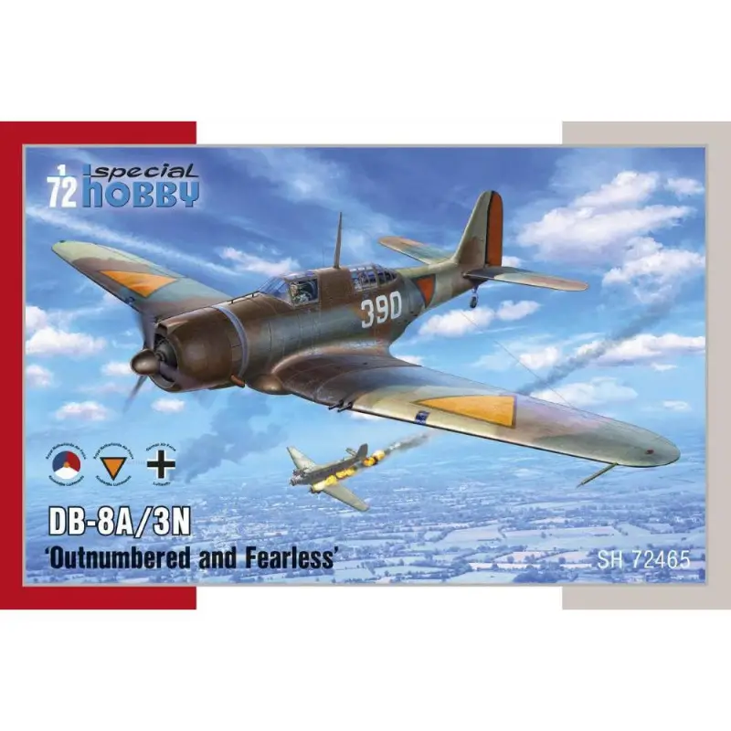 Betrouwbaar SPECIAL HOBBY: 1/72; DB-8A/3N Outnumbered and Fearless Schaalmodel