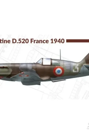 Veilige Betaling Dewoitine D.520 Frankrijk 1940 Schaalmodel