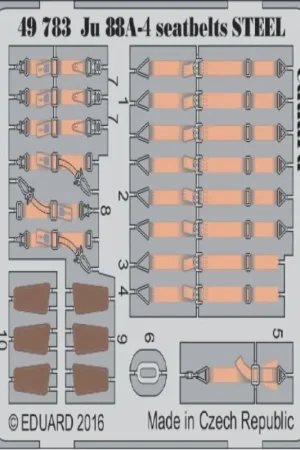 Lage Kosten Junkers Ju 88A-4 seatbelts STEEL (ontworpen voor gebruik met ICM kits)! Accessoire