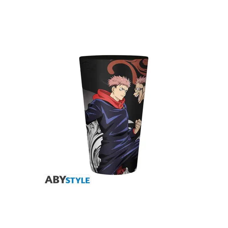 Tijdelijk Beschikbaar JUJUTSU KAISEN - Itadori vs Sukuna - XXL glass 400ml