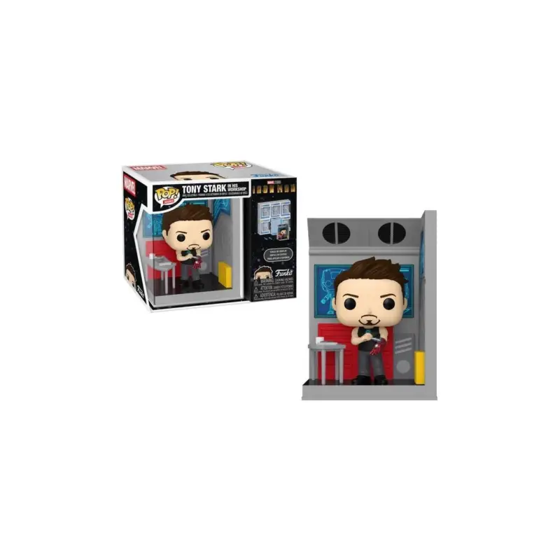 MARVEL - POP Nooks - Tony Stark in his workshop Pop figur Direct Beschikbaar