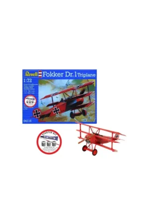 Exclusieve Aanbieding Starter Kit Fokker DR.1 Triplane Schaalmodel