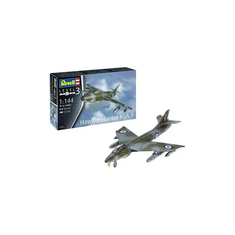 Model set hawker hunter fga.9 Schaalmodel Weekendaanbieding