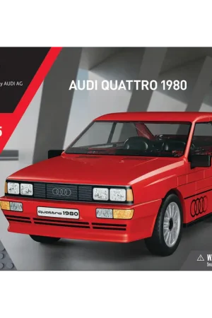 88 pcs audi /24664/ quattro red Premium