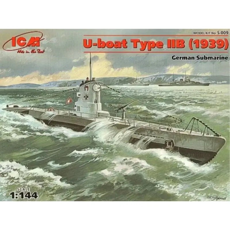 Gereduceerde Prijs U-Boat Type IIB WWII German Submarine 1939 Schaalmodel