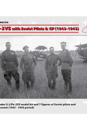 Polikarpov U-2 / Po-2VS met Sovjet Pilots & GP (1943-1945) Schaalmodel Koopje
