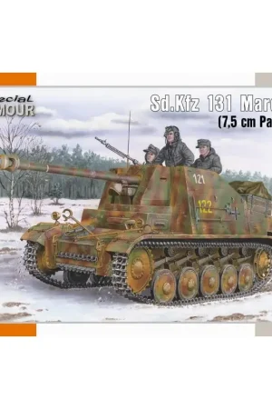 Gecertificeerd Marder II (Sd.Kfz.131) 'Duitse tankvernietiger' Schaalmodel