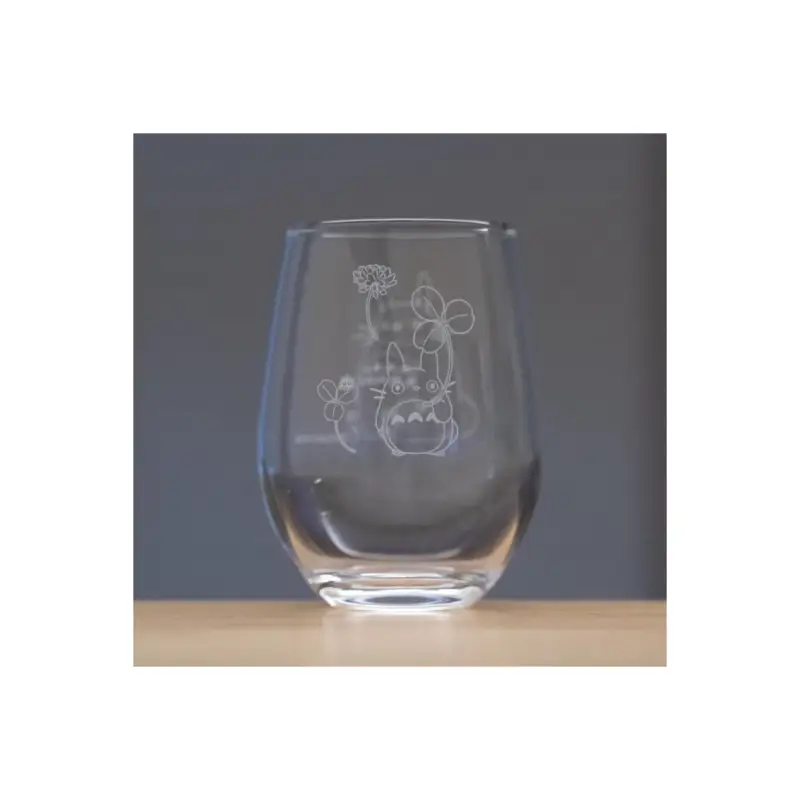 Bestel Nu MY NEIGHBOR TOTORO - Totoro & White Clover - 325ml Engraved Glass