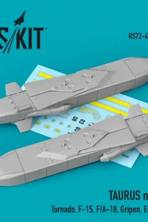 TAURUS missiles (2 pcs) (Tornado, F-15, F/A-18, Gripen, Eurofighter) (3D Printed) Lage Kosten