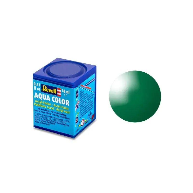 Betrouwbaar Glanzende Smaragdgroene Aqua Acrylverf - 18ml 61