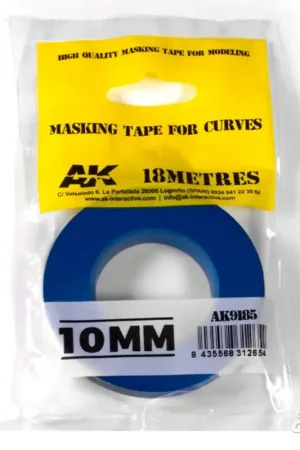 Blue masking Tape for curves 10mm Betaalbaar