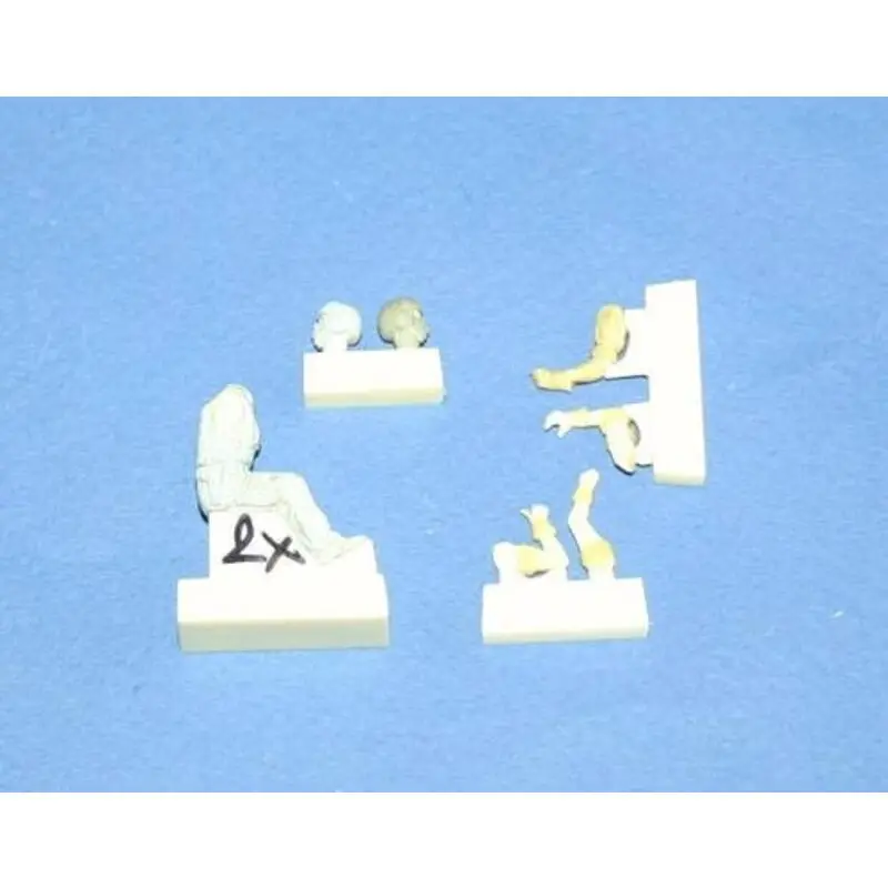 Weekendaanbieding Vietnam LRRP US Helicopter crew x 2 Figuren
