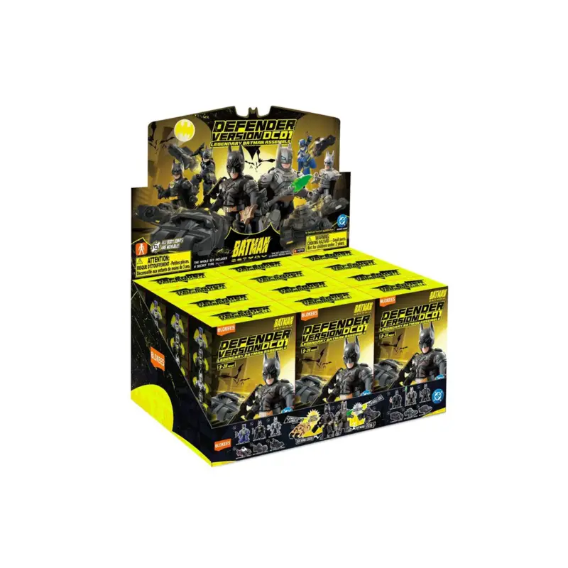 DC Hero Blokees Defender Version 01 Asst 12pcs Beperkt Aanbod