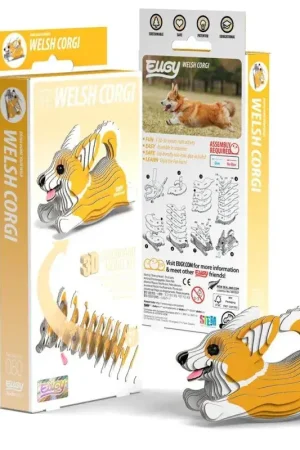 Goedkoop EUGY 3D - Welsh Corgi Dog Schaalmodel