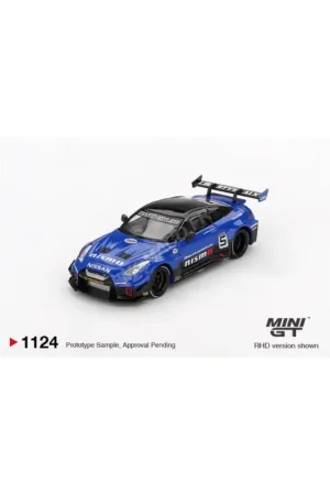 Nissan gtr r35 lb-silhouette works gt 2025 blue (lhd) Miniatuur Exclusieve Aanbieding