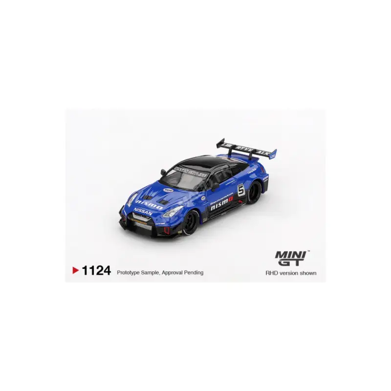 Nissan gtr r35 lb-silhouette works gt 2025 blue (lhd) Miniatuur Exclusieve Aanbieding