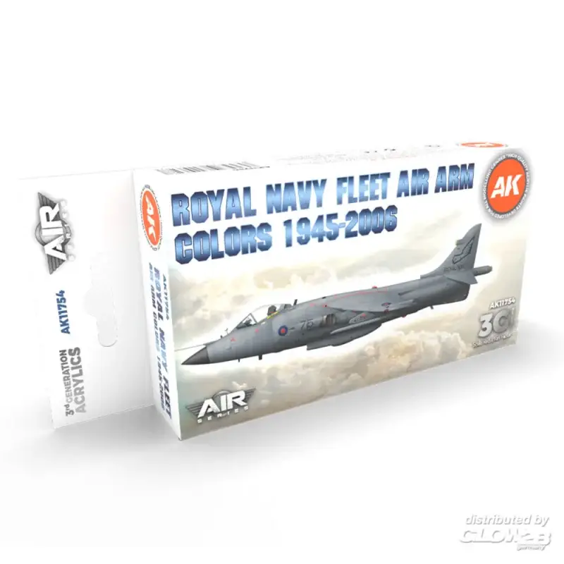RN Fleet Air Arm Aircraft Colors 1945-2010 SET 3G Acrylverf Finale Uitverkoop