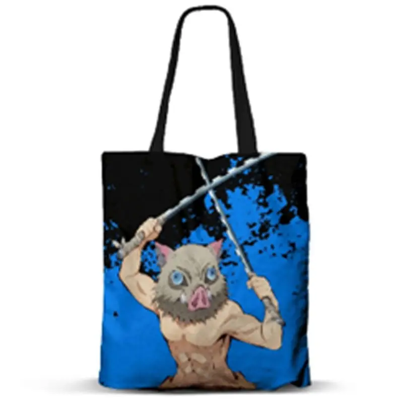 Demon slayer kimetsu no yaiba - exclusive premium tote bag - inosuke Tas Aanbieding