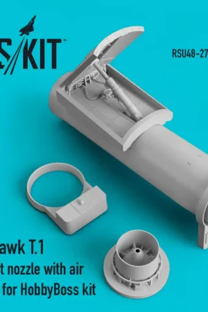 Merkproduct BAe Hawk T.1 exhaust nozzle with air brakes for HobbyBoss kit (3D printing) Accessoire
