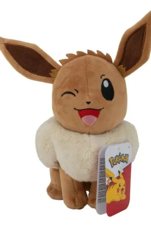 Pokémon knuffel Eevee Winking 20 cm Pluche Flitsaanbieding