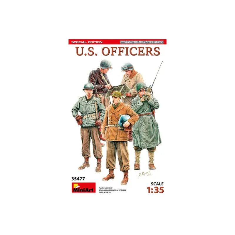 Miniart 35477 us officers model. special edition 1/35 Figuren Betaalbaar