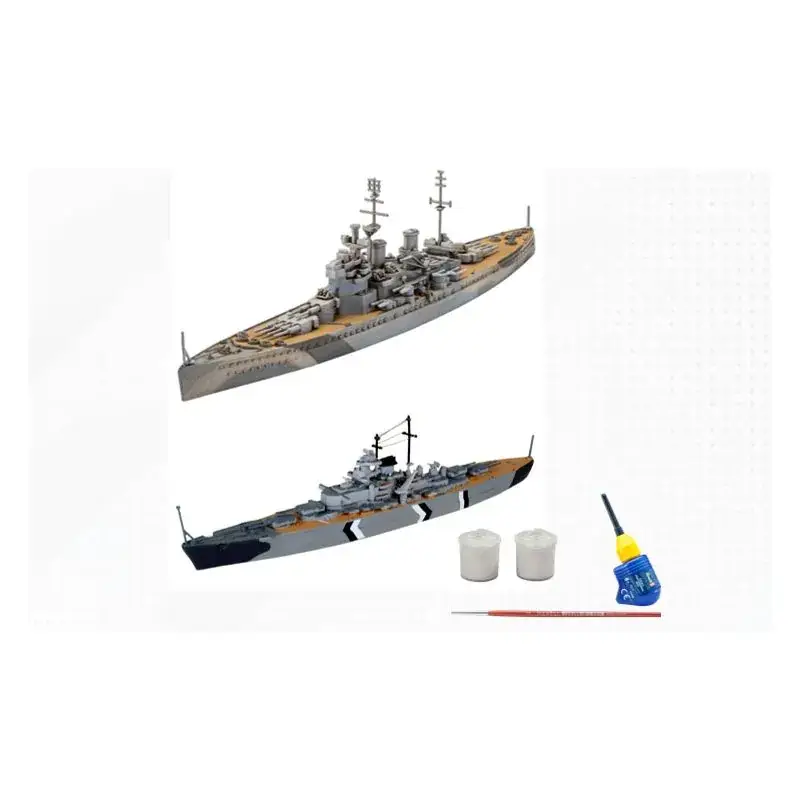 1st diorama set - bismarck gevecht Schaalmodel Beperkte Voorraad